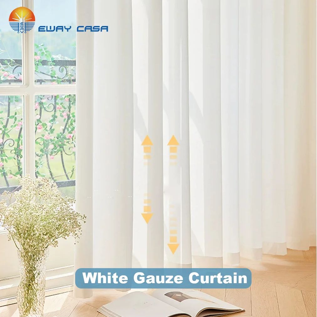 EWAY CASA High Quality Home De - Curtain Sheer Voile ulasan dan harga