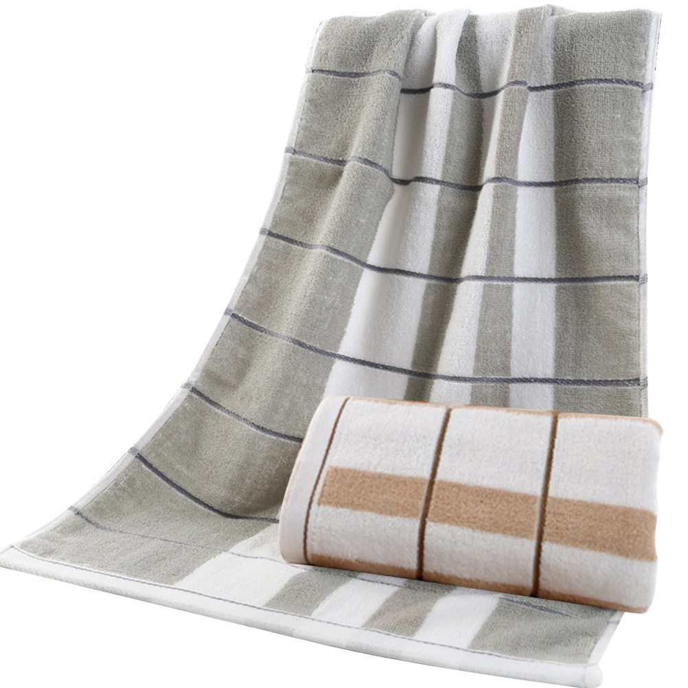 2Pcs Long Striped Cotton Hand  - Home Textiles Pakistan ulasan dan harga