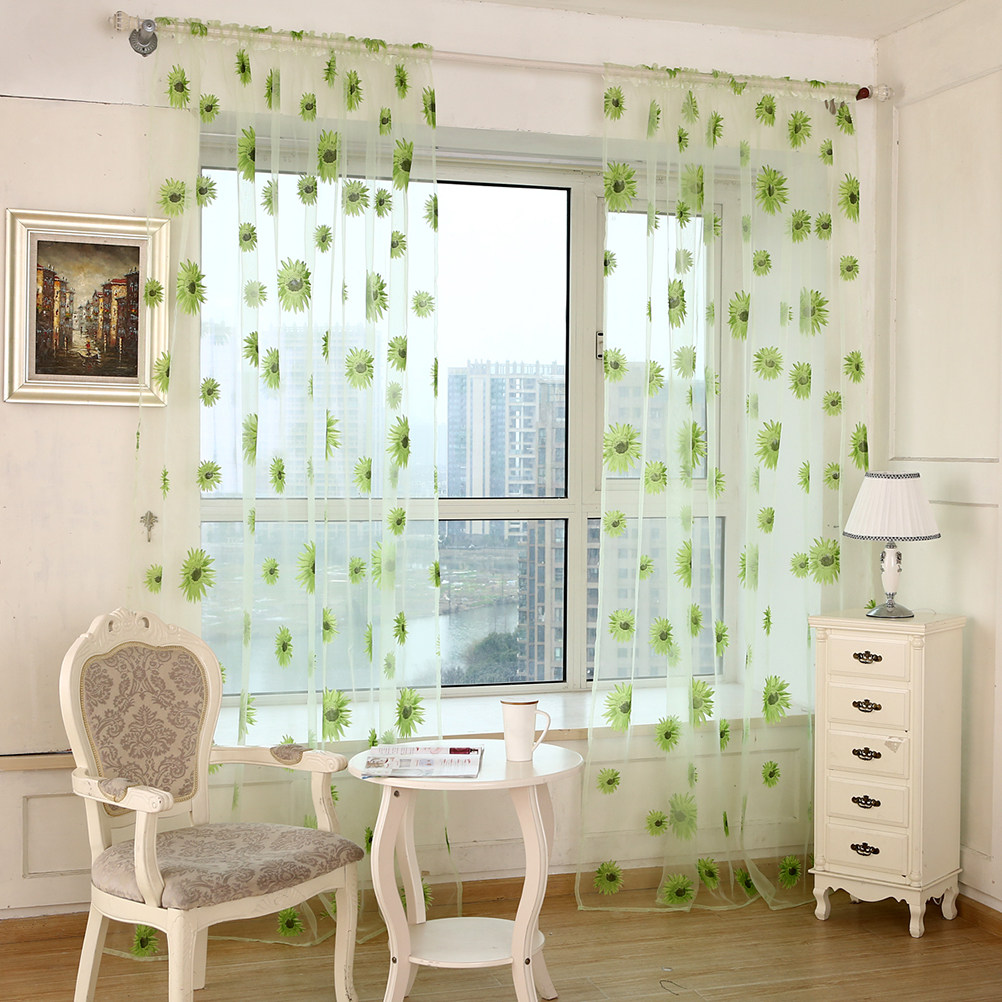 Sunflower Curtains 100X270Cm G - Curtain Sheer Voile ulasan dan harga