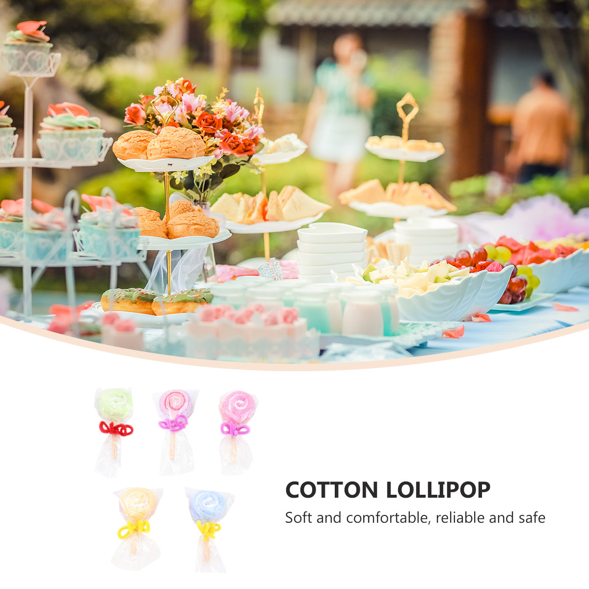 5Pcs Lollipop-Shaped Creative  - Home Textiles Pakistan ulasan dan harga