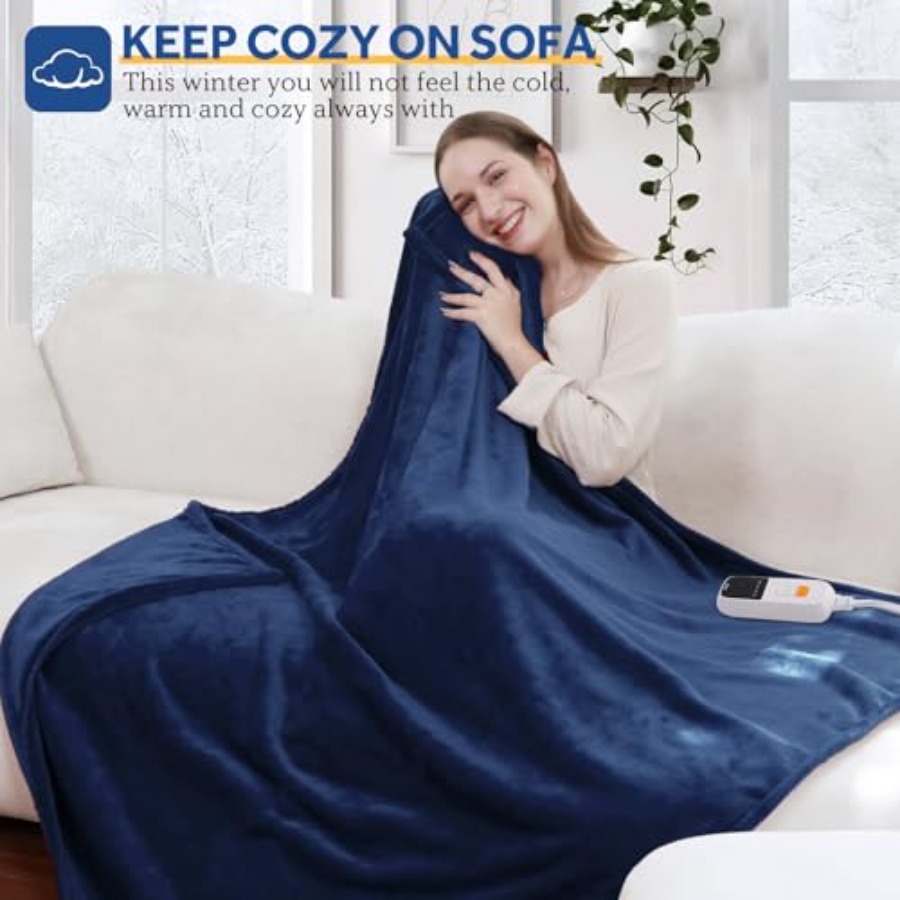 Heated Blanket Electric Throw  - Electric Blanket Heated ulasan dan harga
