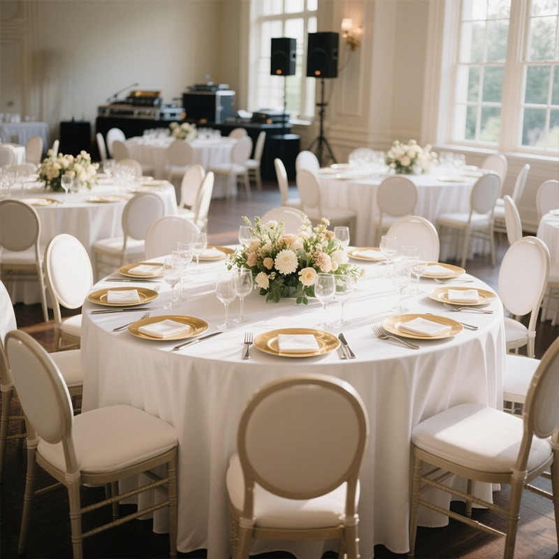 Polyester Round Tablecloth Wri - Home Textiles News ulasan dan harga