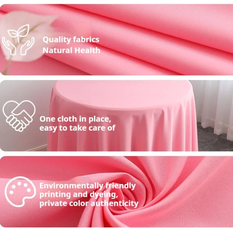 Polyester Round Tablecloth Wri - Home Textiles News ulasan dan harga