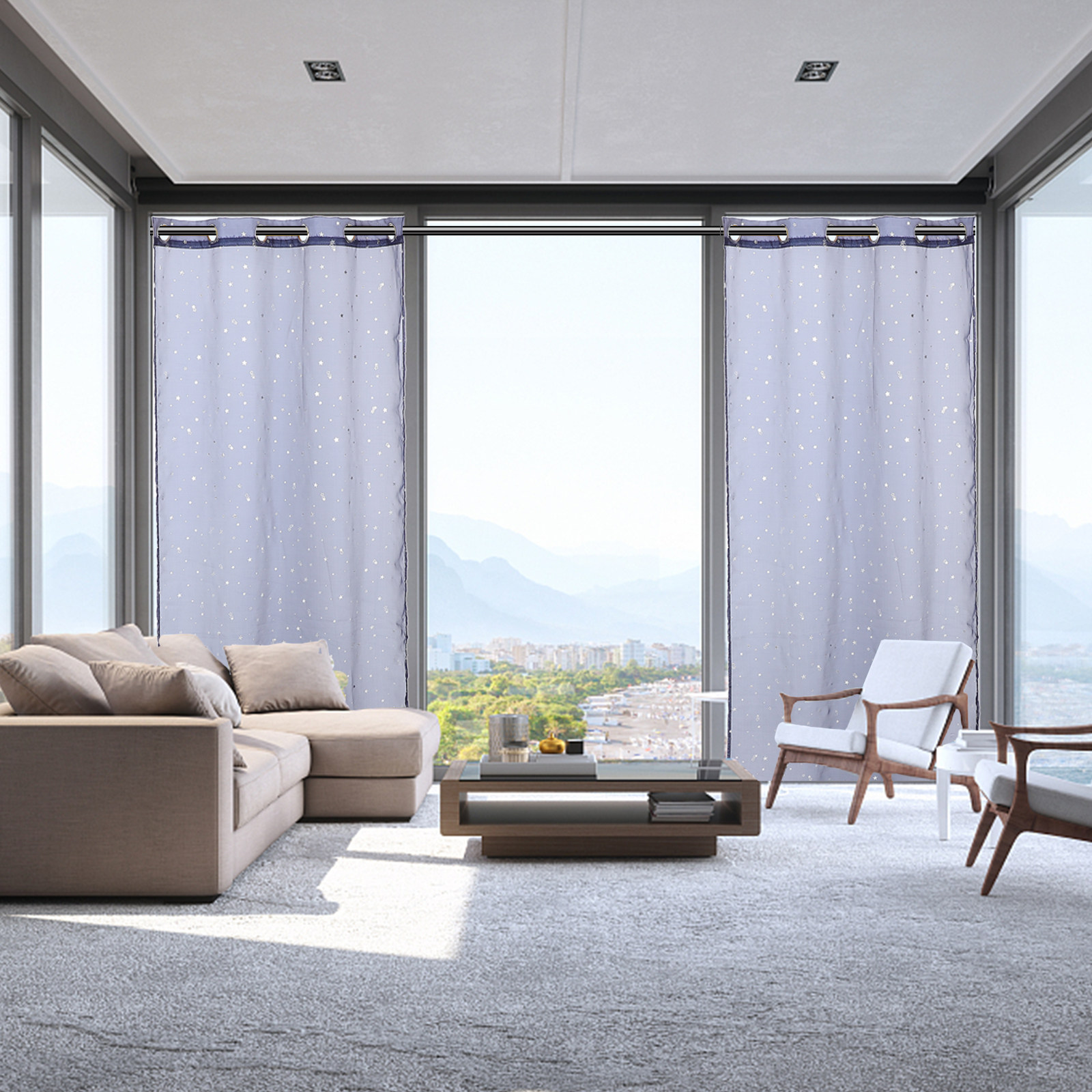 Exquisite Window Voile Curtain - Curtain Sheer Voile ulasan dan harga