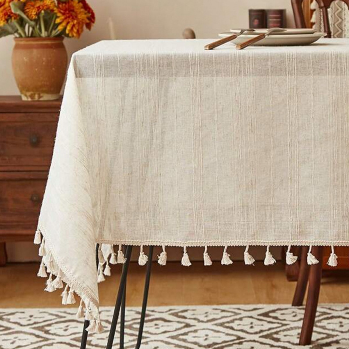 Table Cloth Rectangle Heavy Du - Home Textiles News ulasan dan harga