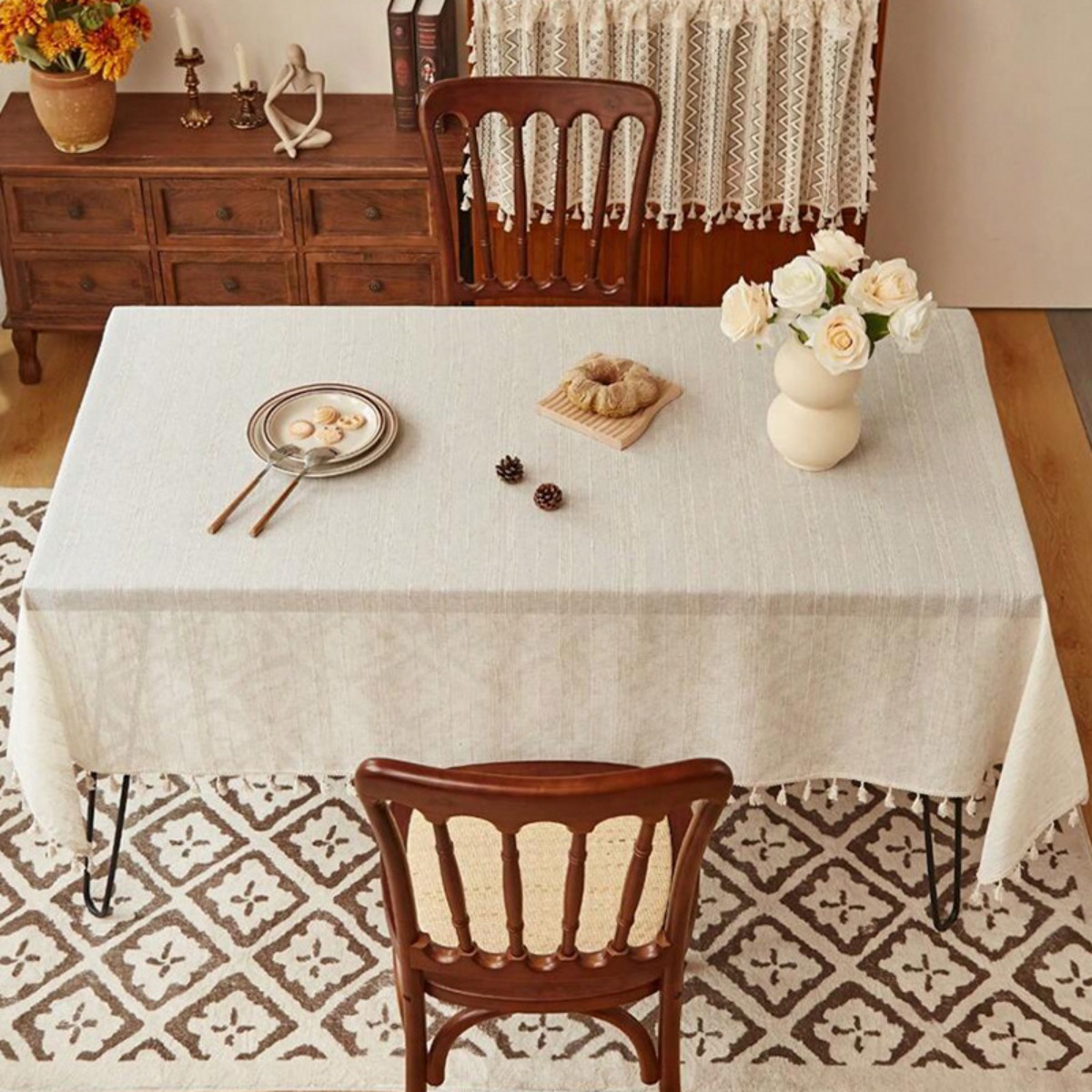 Table Cloth Rectangle Heavy Du - Home Textiles News ulasan dan harga