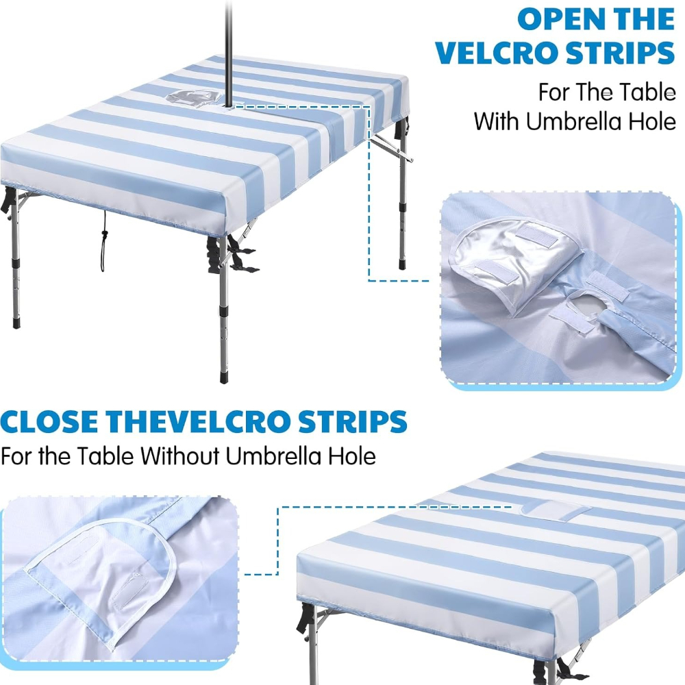 Outdoor Tablecloth with Umbrel - Home Textiles News ulasan dan harga