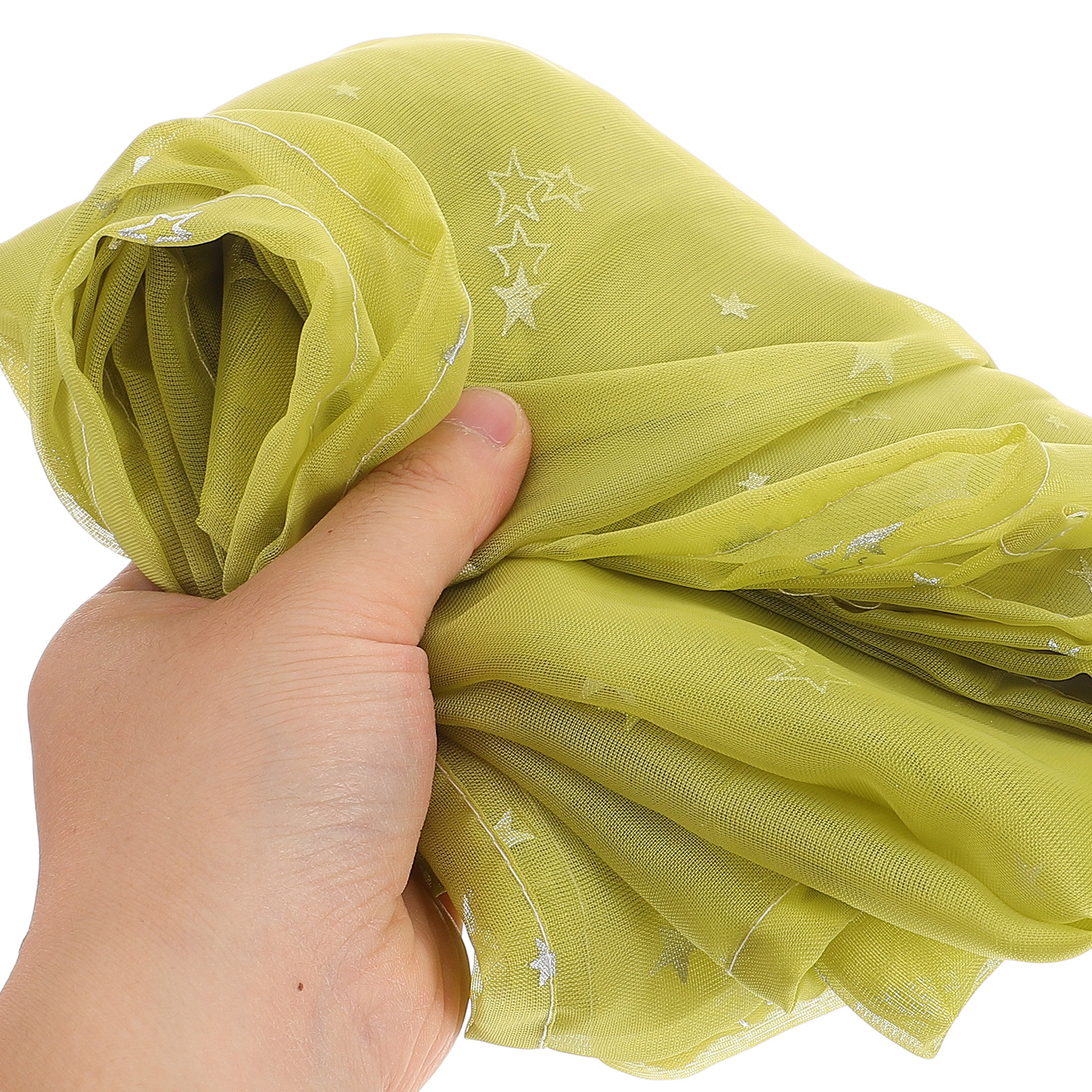 Silver Star Foil Sheer Curtain - Curtain Sheer Voile ulasan dan harga