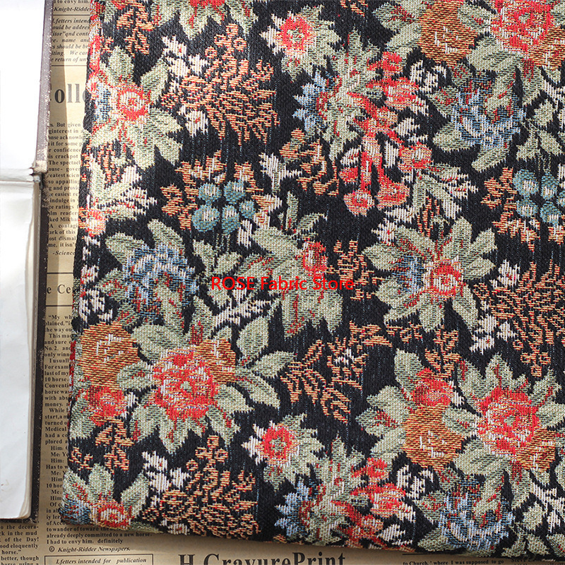 1 meter Retro Embossed Flowers - Home Textiles Importers In Usa ulasan dan harga