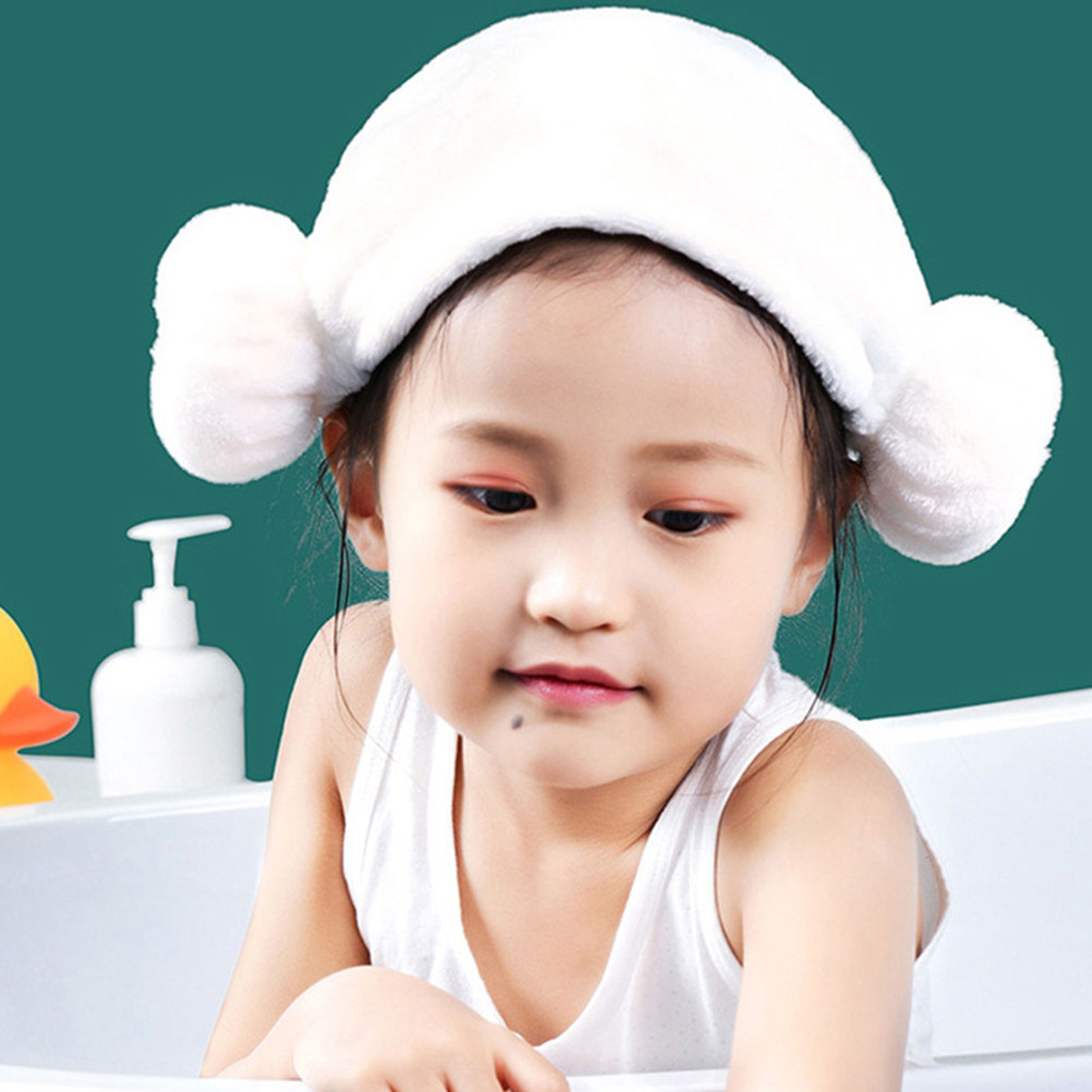 Heart Pattern Hair Drying Cap  - Home Textiles Pakistan ulasan dan harga