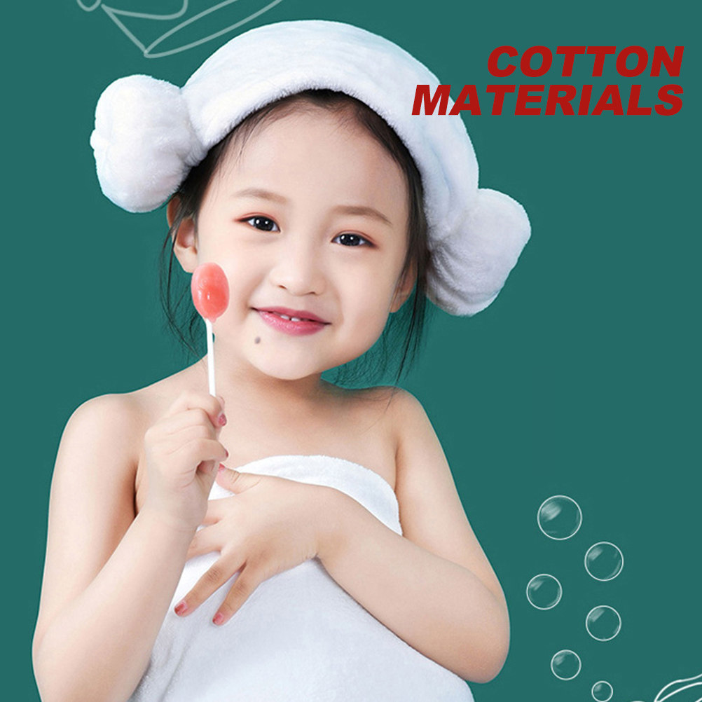 Heart Pattern Hair Drying Cap  - Home Textiles Pakistan ulasan dan harga