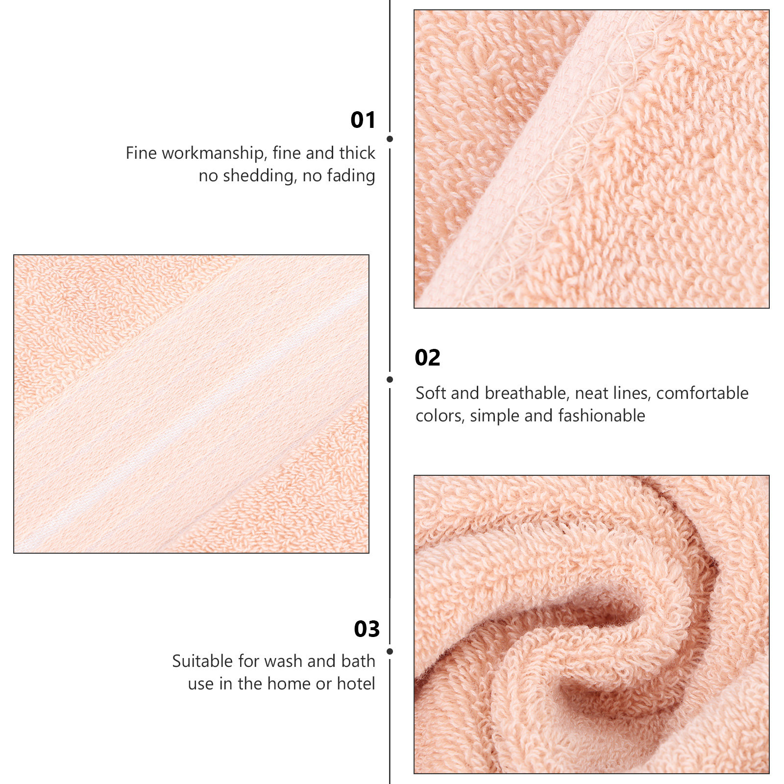1Pcs Pure Cotton Face Towel So - Home Textiles Pakistan ulasan dan harga