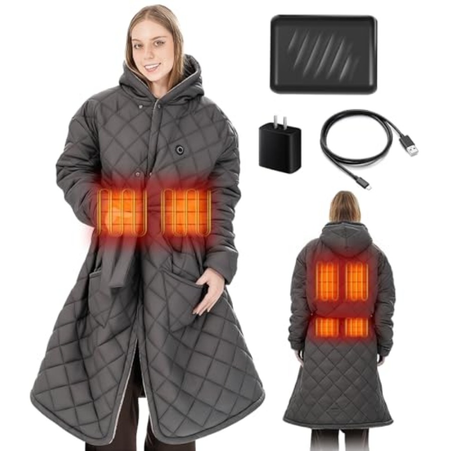 Portable Heated Battery Blanke - Electric Blanket Heated ulasan dan harga