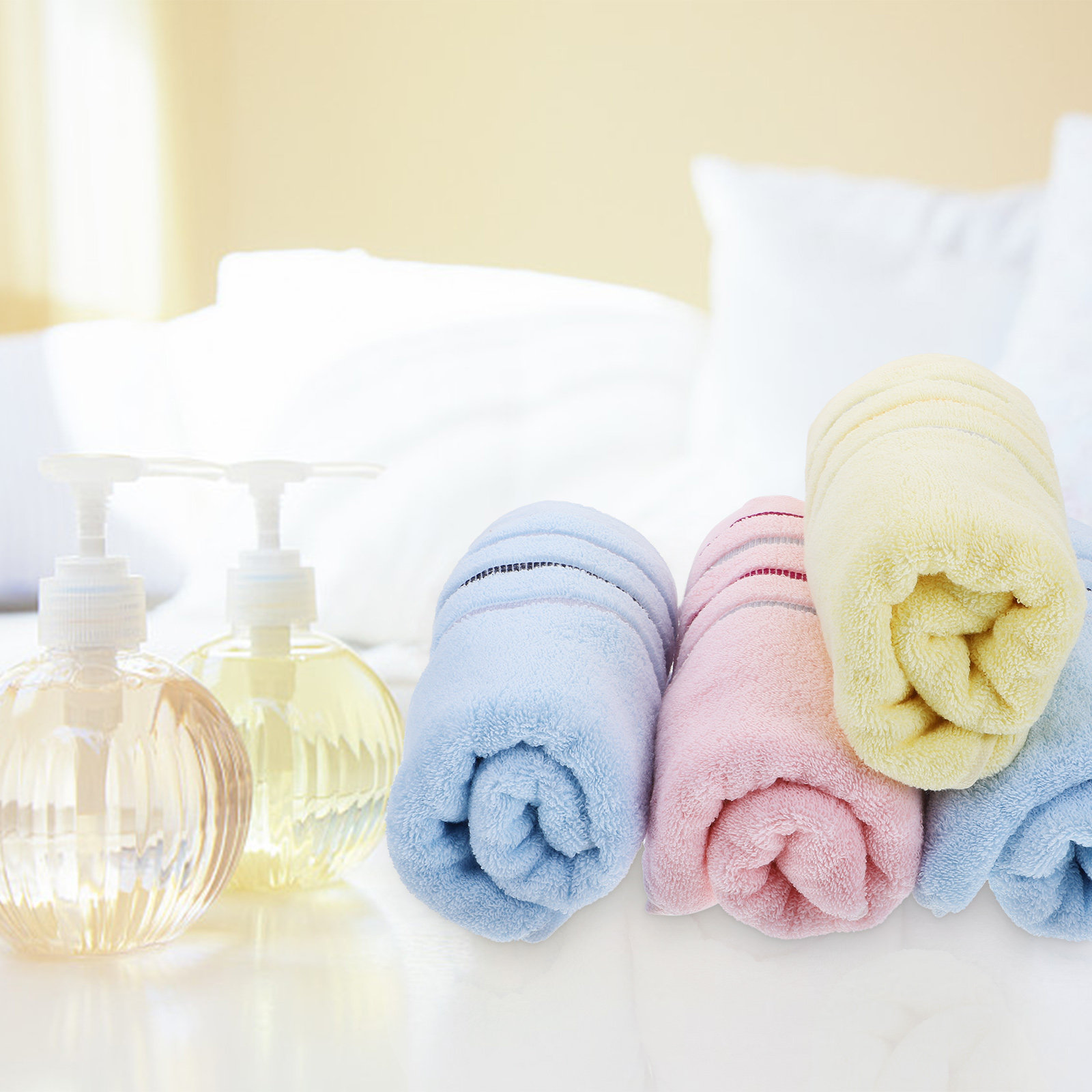 4Pcs Heavy Duty Cotton Bath To - Home Textiles Pakistan ulasan dan harga