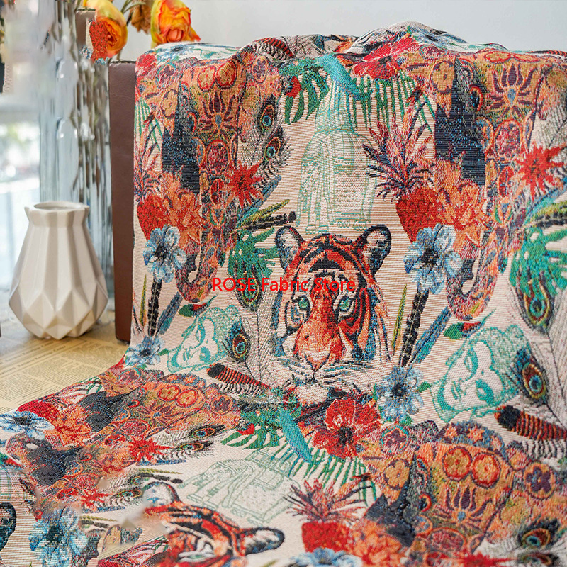 1 meter Tiger Pattern Yarn Dye - Home Textiles Importers In Usa ulasan dan harga