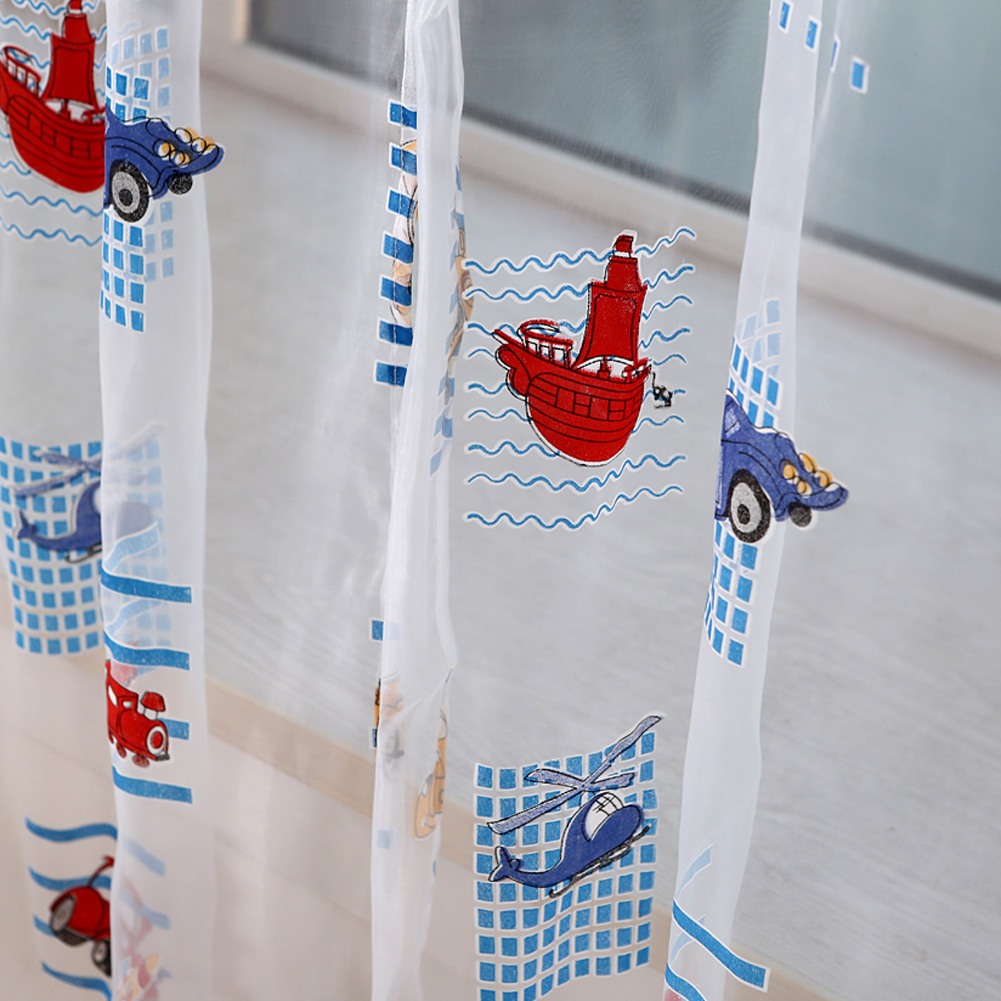 Kids Car Pattern Tulle Sheer C - Curtain Sheer Voile ulasan dan harga