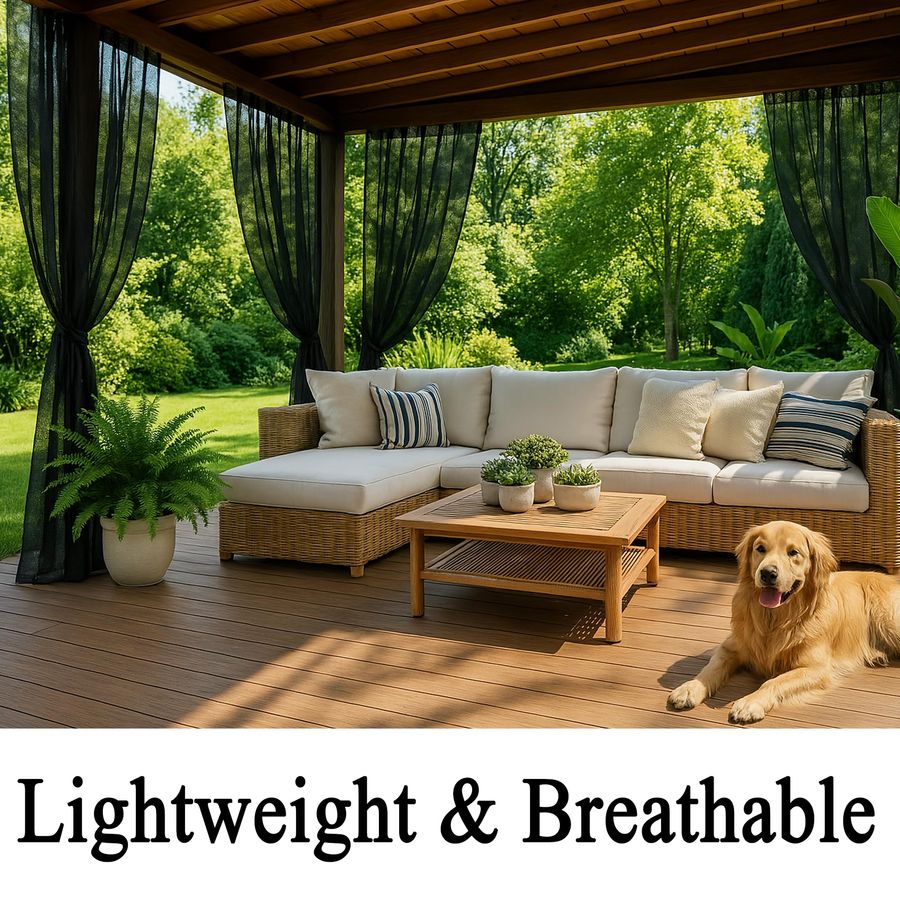 x 10 Outdoor Black Tulle Backd - Curtain Sheer Voile ulasan dan harga