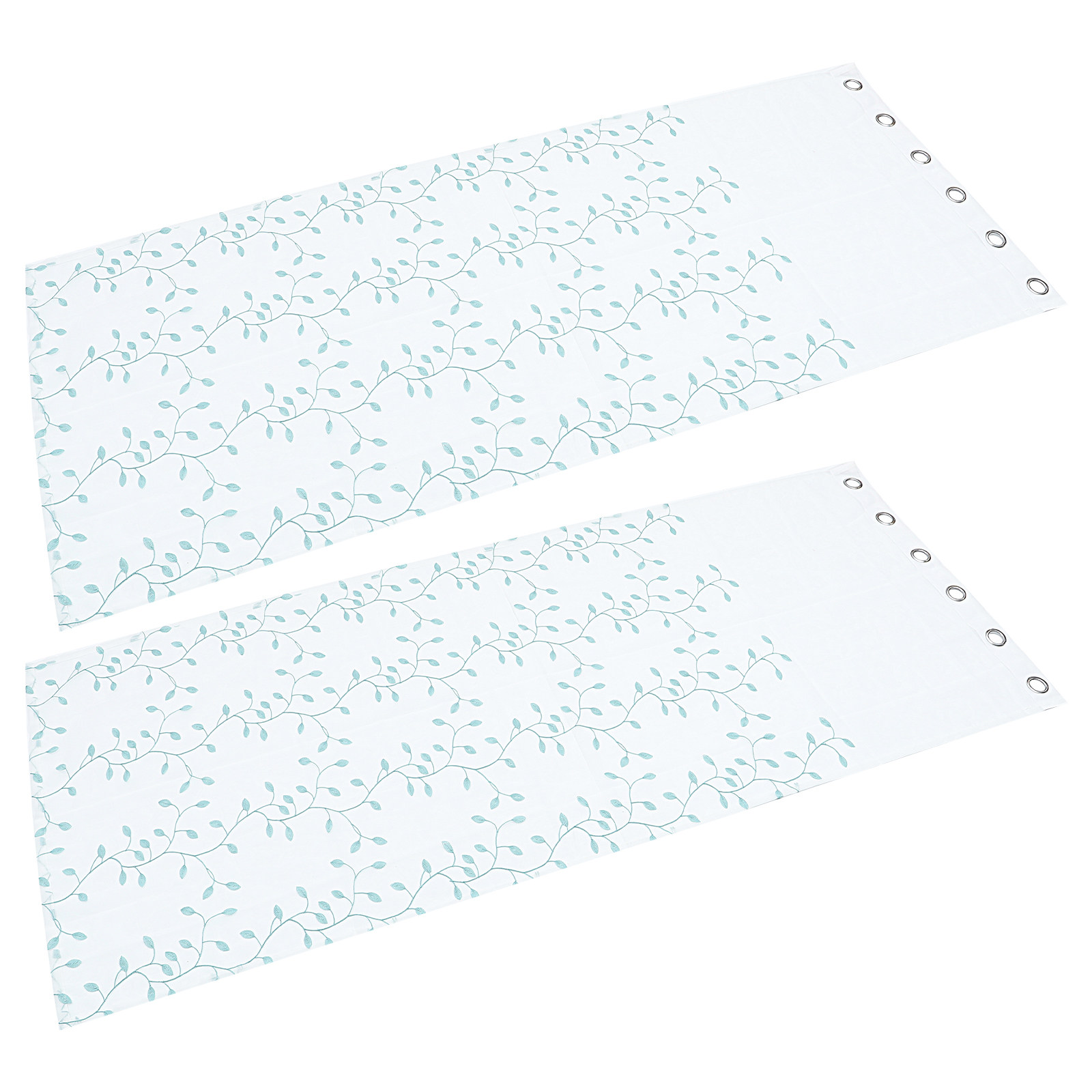 2Pcs Window Curtains Leaf Gauz - Curtain Sheer Voile ulasan dan harga