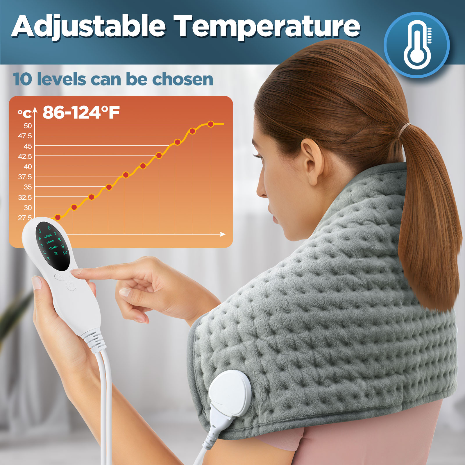 30*60/40*76/50*100cm Electric  - Electric Blanket Heated ulasan dan harga